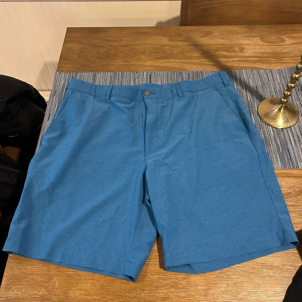 Men's Blue Golf Shorts